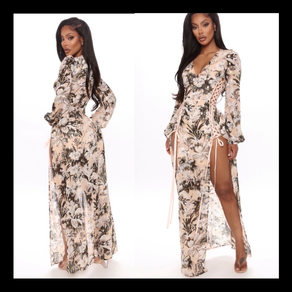 Floral dress size Lrg